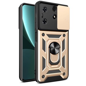 Etui Exoguard Camshield - Tecno Spark 10 Pro - Gold