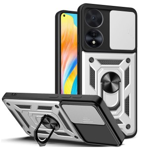 Etui Exoguard Camshield - Oppo A78 (4g) - Silver