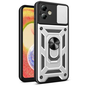 Etui Exoguard Camshield - Motorola Moto G14 - Silver