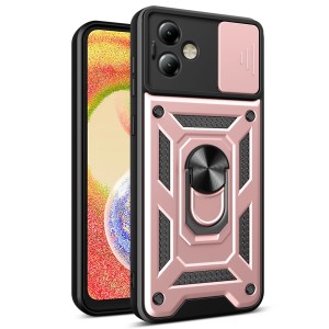 Etui Exoguard Camshield - Motorola Moto G14 - Rose