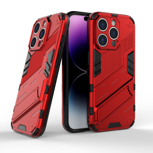Etui Exoguard Bibercas - Apple Iphone 15 Pro - Red