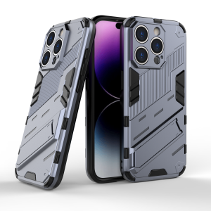 Etui Exoguard Bibercas - Apple Iphone 15 Pro - Grey