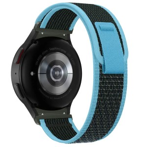 Pasek Exoguard Nylon Loop - Galaxy Watch 4 / 5 / 6 - Black / Blue