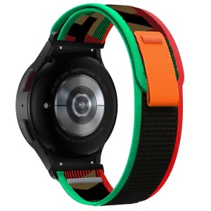 Pasek Exoguard Nylon Loop - Galaxy Watch 4 / 5 / 6 - Black / Green / Red