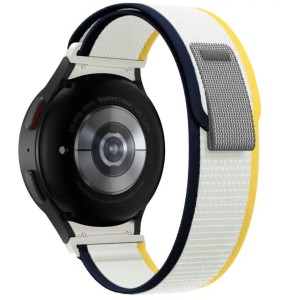 Pasek Exoguard Nylon Loop - Galaxy Watch 4 / 5 / 6 - White