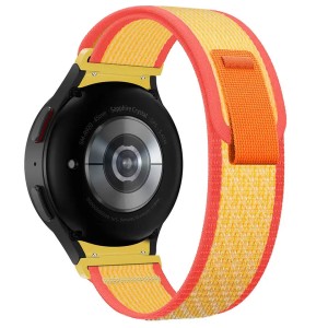 Pasek Exoguard Nylon Loop - Galaxy Watch 4 / 5 / 6 - Yellow / Orange