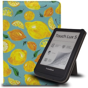 Etui Exoguard Stand - Pocketbook Color / Touch Hd 3 / Lux 4 / Lux 5 - Lemon