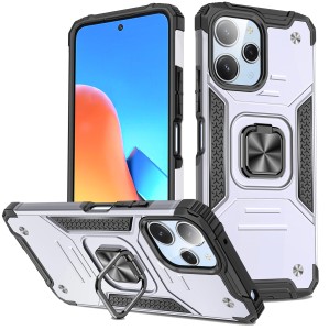 Etui Exoguard Qring - Xiaomi Redmi 12 - Silver