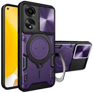 Etui Exoguard Ringshield - Oppo A78 4g - Purple