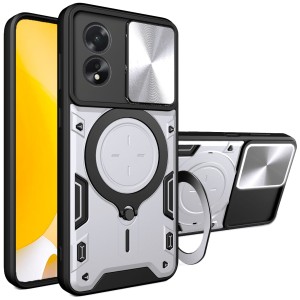 Etui Exoguard Ringshield - Oppo A38 4g - Silver