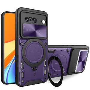 Etui Exoguard Ringshield - Google Pixel 8 - Purple