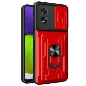 Etui Exoguard Cardshield - Oppo A38 (4g)  - Red