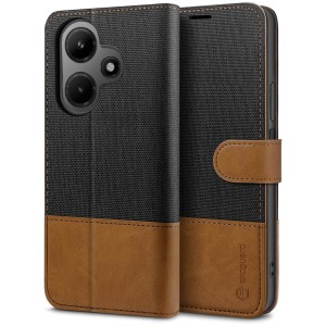 Exoguard Wallet - Infinix Hot 30i - Black / Brown