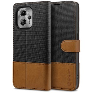 Exoguard Wallet - Motorola Moto G13 / G23 / G53  - Black / Brown