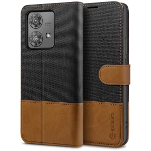 Exoguard Wallet - Motorola Edge 40 - Black / Brown