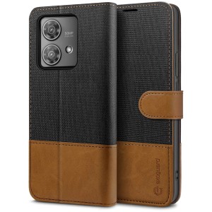 Exoguard Wallet - Motorola Edge 40 Neo - Black / Brown
