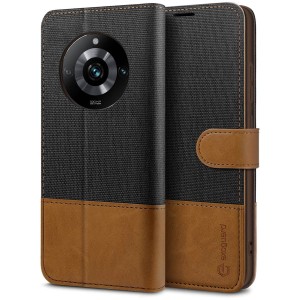 Exoguard Wallet - Realme 11 Pro 5g / Realme 11 Pro Plus 5g - Black / Brown