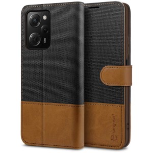 Exoguard Wallet - Xiaomi Redmi Note 12 Pro 5g / Poco X5 Pro 5g - Black / Brown