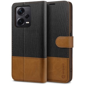 Exoguard Wallet - Xiaomi Redmi Note 12 Pro Plus 5g - Black / Brown