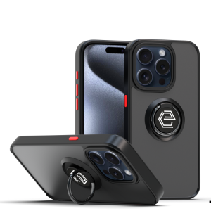 Etui Exoguard O-Ring - Apple Iphone 15 Pro - Black / Red