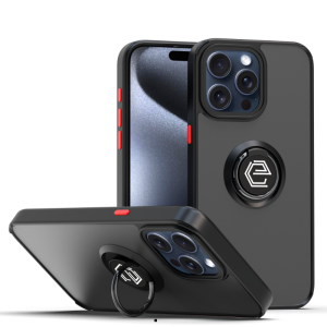 Etui Exoguard O-Ring - Apple Iphone 15 Pro Max - Black / Red