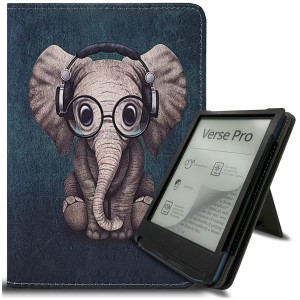 Etui Exoguard Stand - Pocketbook Verse / Verse Pro / Verse Pro Color / Verse Lite / Gobook 2.0 / Gobook 3.0 - Elephant