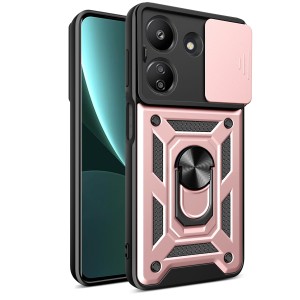 Etui Exoguard Camshield - Poco C65 / Redmi 13c - Rose
