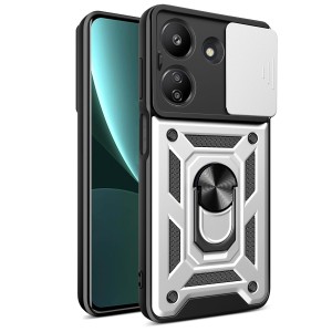 Etui Exoguard Camshield - Poco C65 / Redmi 13c - Silver