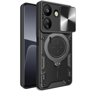 Etui Exoguard Ringshield - Poco C65 / Redmi 13c - Black