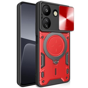 Etui Exoguard Ringshield - Poco C65 / Redmi 13c - Red