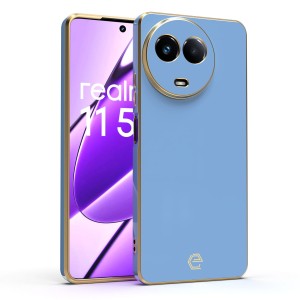 Etui Exoguard Glamour - Realme 11 5g - Light Blue