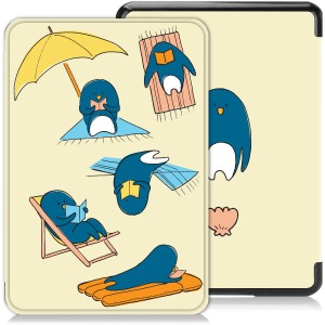 Etui Exoguard - Kindle Paperwhite 5 (11 Gen.) - Penguins