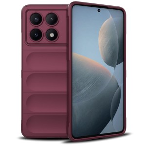 Etui Exoguard Magic Cover - Xiaomi Poco X6 Pro 5g - Dark Red