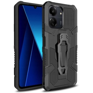 Etui Exoguard Predator - Xiaomi Poco C65 / Redmi 13c - Black