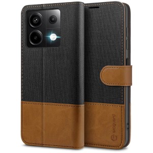 Exoguard Wallet - Xiaomi Redmi Note 13 5g - Black / Brown