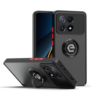 Etui Exoguard O-Ring - Xiaomi Poco X6 Pro 5g - Black / Red