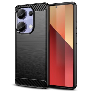 Etui Exoguard Carbon - Xiaomi Redmi Note 13 Pro (4g) / Xiaomi Poco M6 Pro (4g) - Black