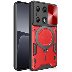 Etui Exoguard Ringshield - Xiaomi Redmi Note 13 Pro (4g) / Poco M6 Pro (4g) - Red