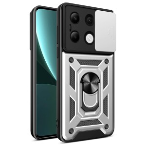 Etui Exoguard Camshield - Xiaomi Redmi Note 13 (4g) - Silver