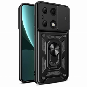 Etui Exoguard Camshield - Xiaomi Redmi Note 13 Pro (4g) / Poco M6 Pro (4g) - Black