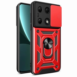 Etui Exoguard Camshield - Xiaomi Redmi Note 13 Pro (4g) / Poco M6 Pro (4g) - Red