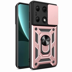 Etui Exoguard Camshield - Xiaomi Redmi Note 13 Pro (4g) / Poco M6 Pro (4g)  - Rose