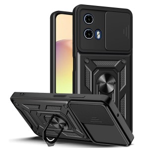 Etui Exoguard Camshield - Motorola Moto G34 - Black