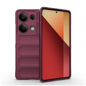 Etui Exoguard Magic Cover - Xiaomi Redmi Note 13 Pro (4g) / Poco M6 Pro (4g) - Dark Red