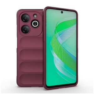 Etui Exoguard Magic Cover - Infinix Hot 40i / Infinix Smart 8 - Dark Red