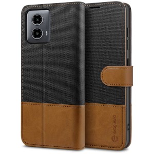 Exoguard Wallet - Motorola Moto G34 5g - Black / Brown