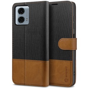 Exoguard Wallet - Motorola Moto G04 / G24 - Black / Brown