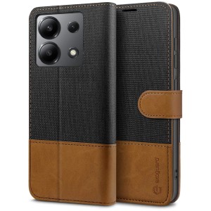 Exoguard Wallet - Xiaomi Redmi Note 13 (4g) - Black / Brown