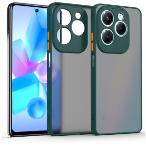 Etui Exoguard Mat - Infinix Hot 40 / Infinix Hot 40 Pro - Dark Green