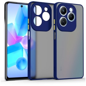 Etui Exoguard Mat - Infinix Hot 40 / Infinix Hot 40 Pro - Dark Blue